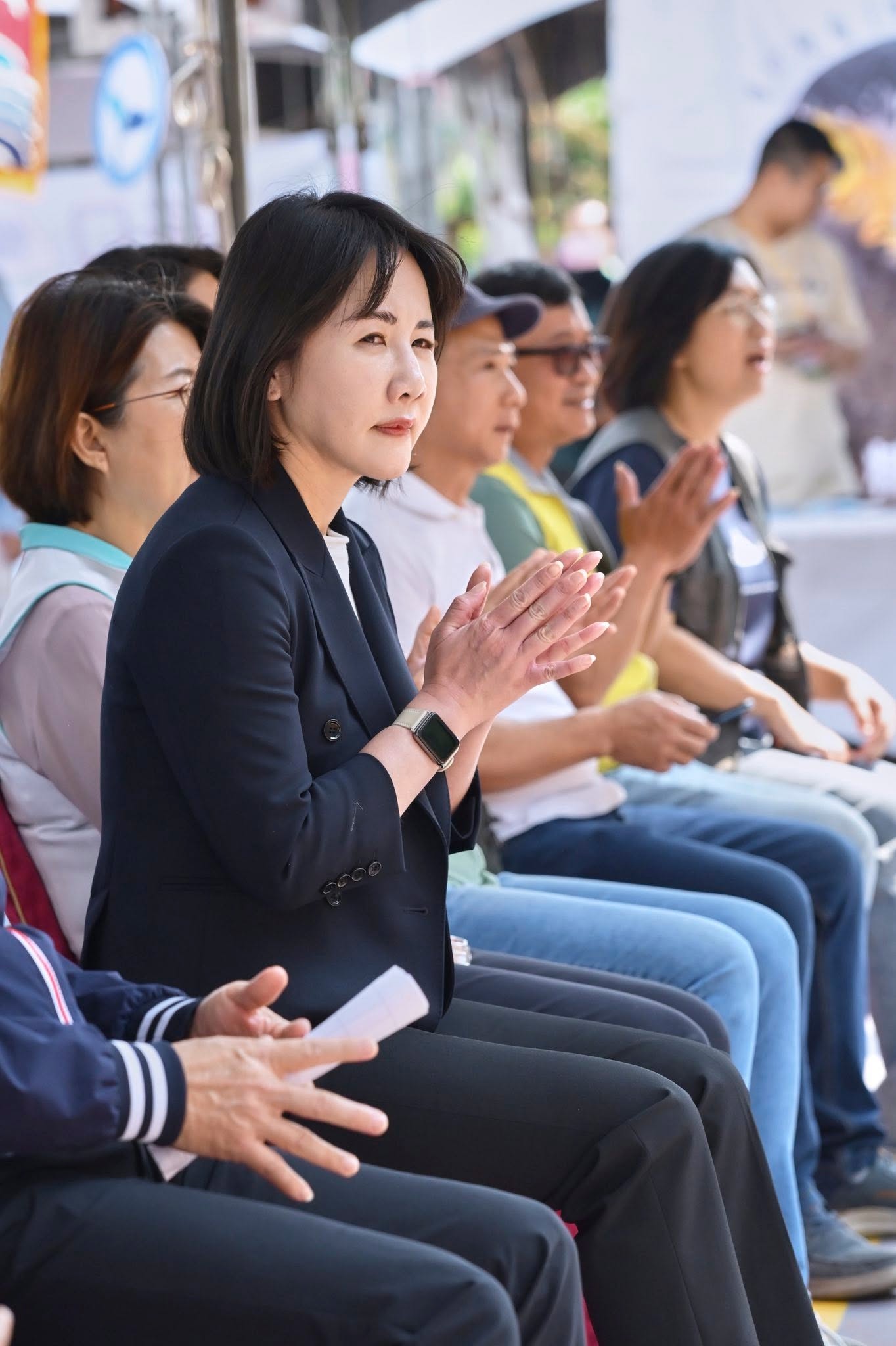 謝衣鳯原本在彰化縣民調最高，但因家裡不支持，國民黨只能提名魏平政。唯至今謝衣鳯未表態棄選，至今仍是變數。圖／取自謝衣鳯臉書