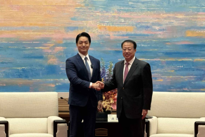 【有片】快閃雙城！台北、上海互贈禮　蔣萬安：有心交流兩岸距離就不遠