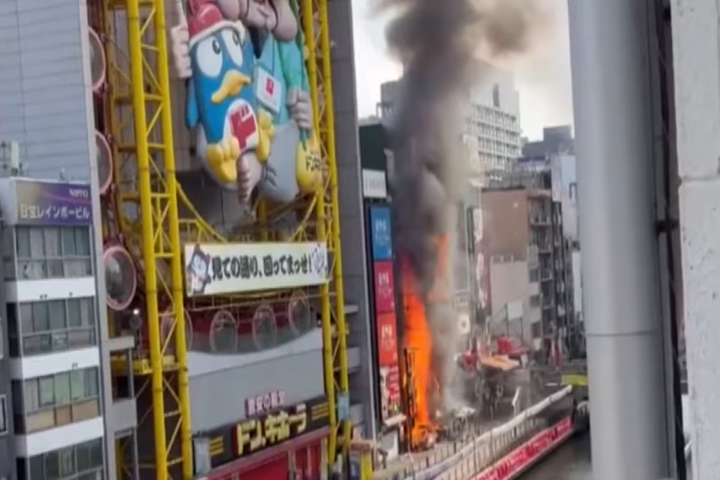 大阪地標道頓堀惡火狂燒3小時　2消防殉職4人送醫治療