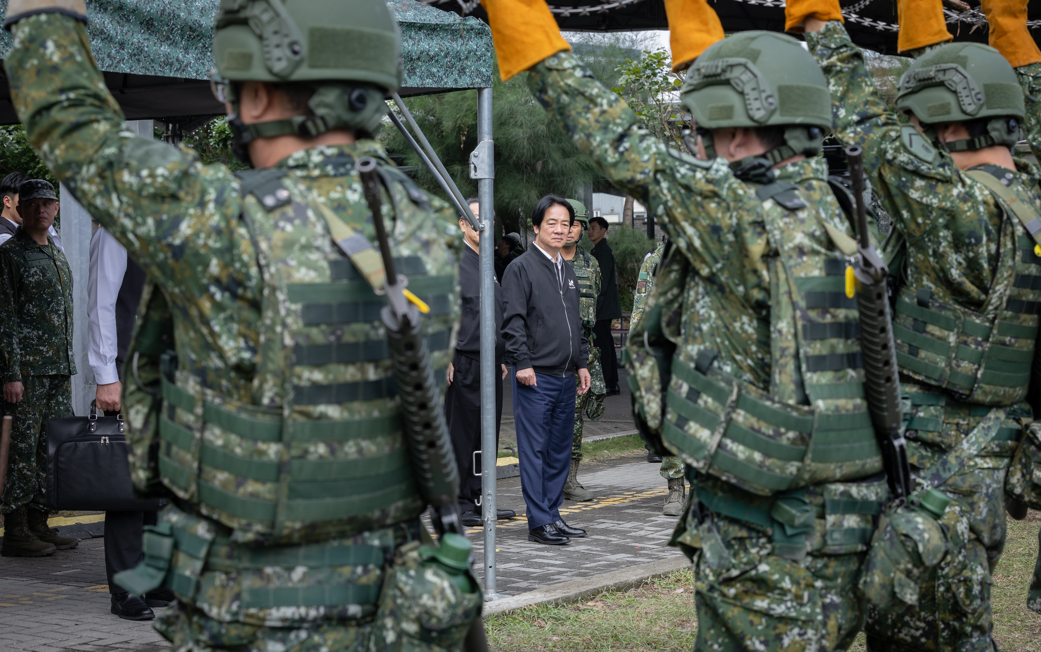 總統賴清德近期預告將大舉籌措軍備，並稱北京的「一國兩制台灣方案」是急統路線。圖/取自總統府flickr