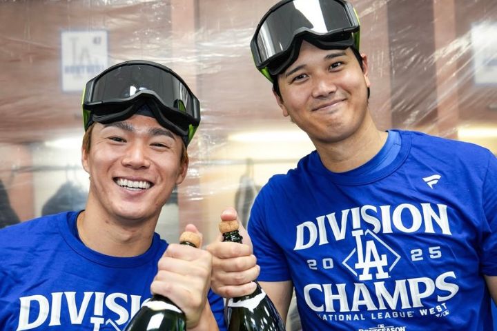 大谷第54轟 道奇「斬蛇」連續四年贏得國聯西區冠軍