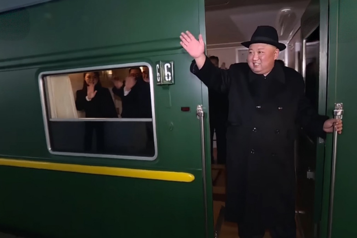 歷代北韓領導人專用  金正恩搭乘著名裝甲列車赴北京