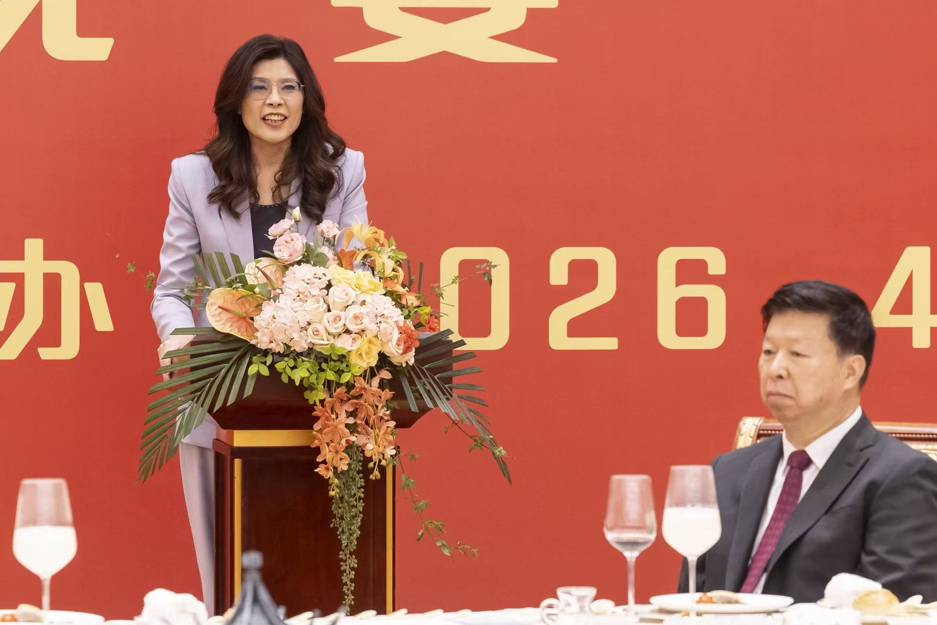 【鄭麗文訪陸】接受宋濤宴請：此行彰顯台灣掌握自己命運