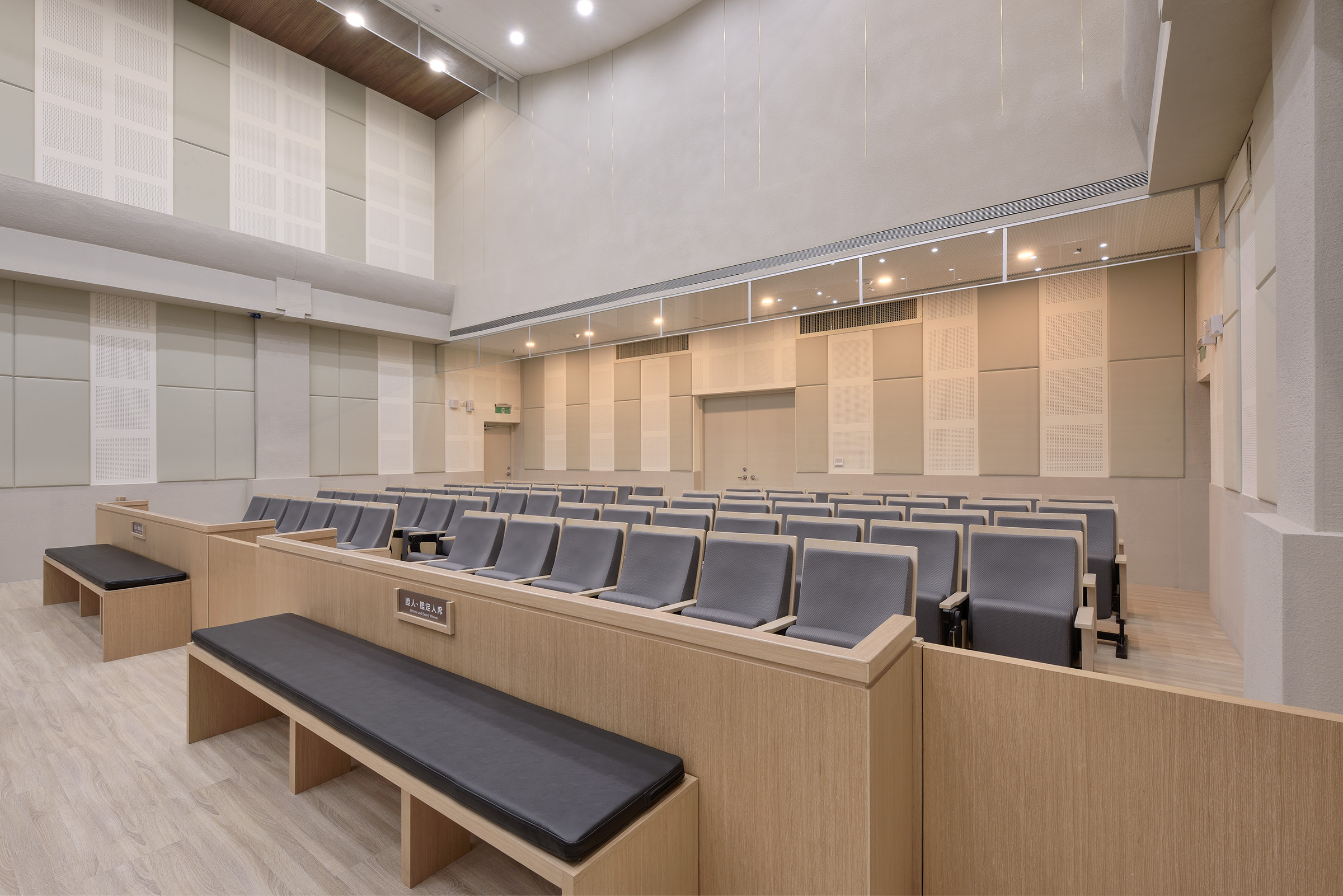 圖為國民法官高雄地院旁聽席。圖/取自司法院網站