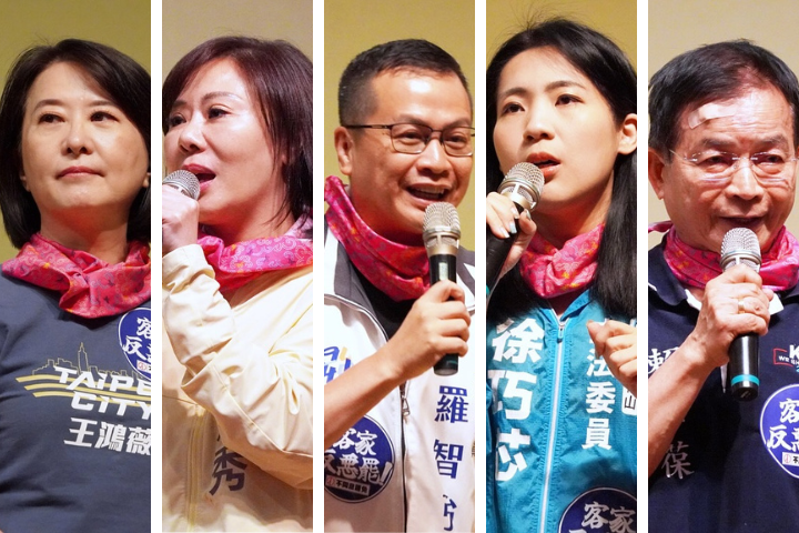 組合圖。大罷免案今日投開票，台北5席國民黨立委王鴻薇、李彥秀、羅智強、徐巧芯、賴士葆全數成功守住席次。圖/取自王鴻薇臉書