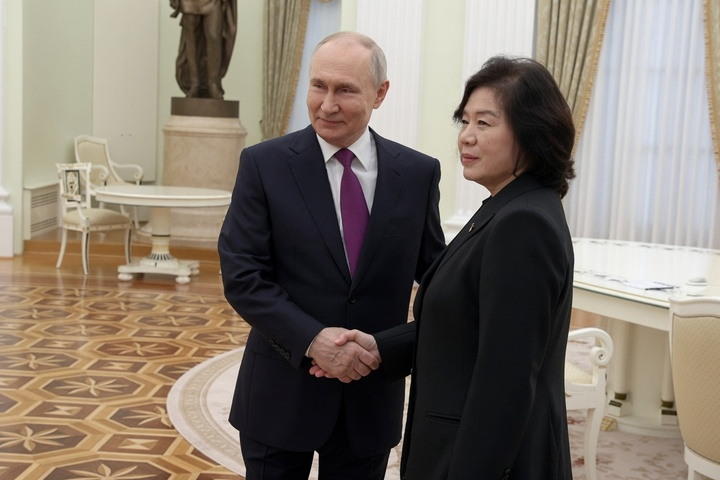 普丁接見北韓外長　感謝金正恩派兵支援對烏克蘭戰爭