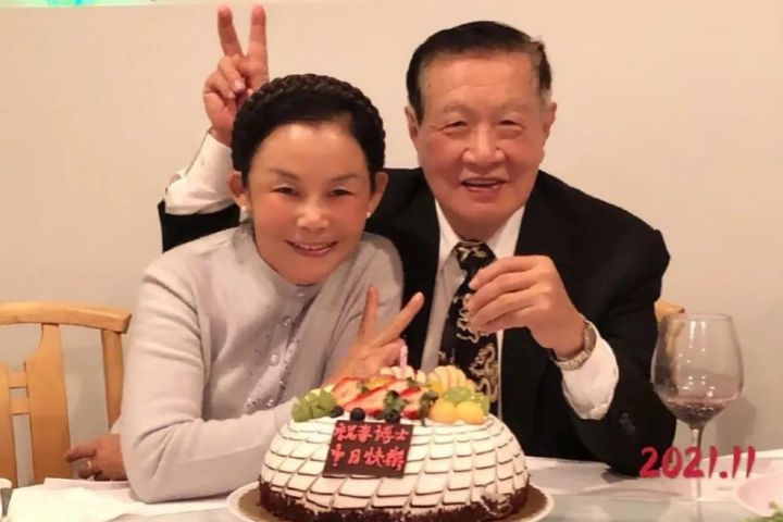 2021年，李昌鈺博士生日時與夫人蔣霞萍的合影。圖/取自大皖新聞