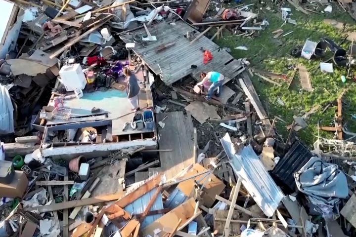 18龍捲風接連侵襲至少5死35傷　愛荷華小鎮200屋被夷為平地