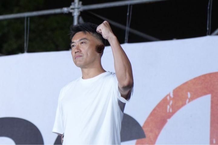 林沛祥表示，否決罷免勝利並不屬於我個人，而是屬於全體基隆市民。圖/記者梁鴻欣攝