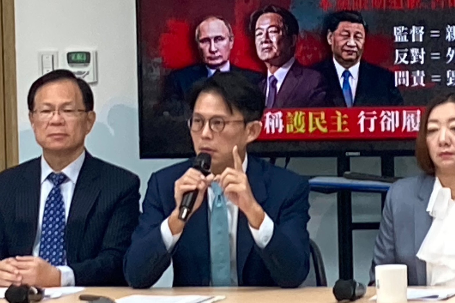 【圍台軍演】民眾黨嚴厲譴責　黃國昌：台灣人民有志氣與勇氣對抗中共的文攻武嚇