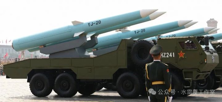 鷹擊-20主要鎖定航空母艦、兩棲攻擊艦、巡洋艦及其他大型水面艦艇等高價值目標，並可能兼具一定程度的對陸攻擊能力。圖/取自水雷屋工作室公眾號