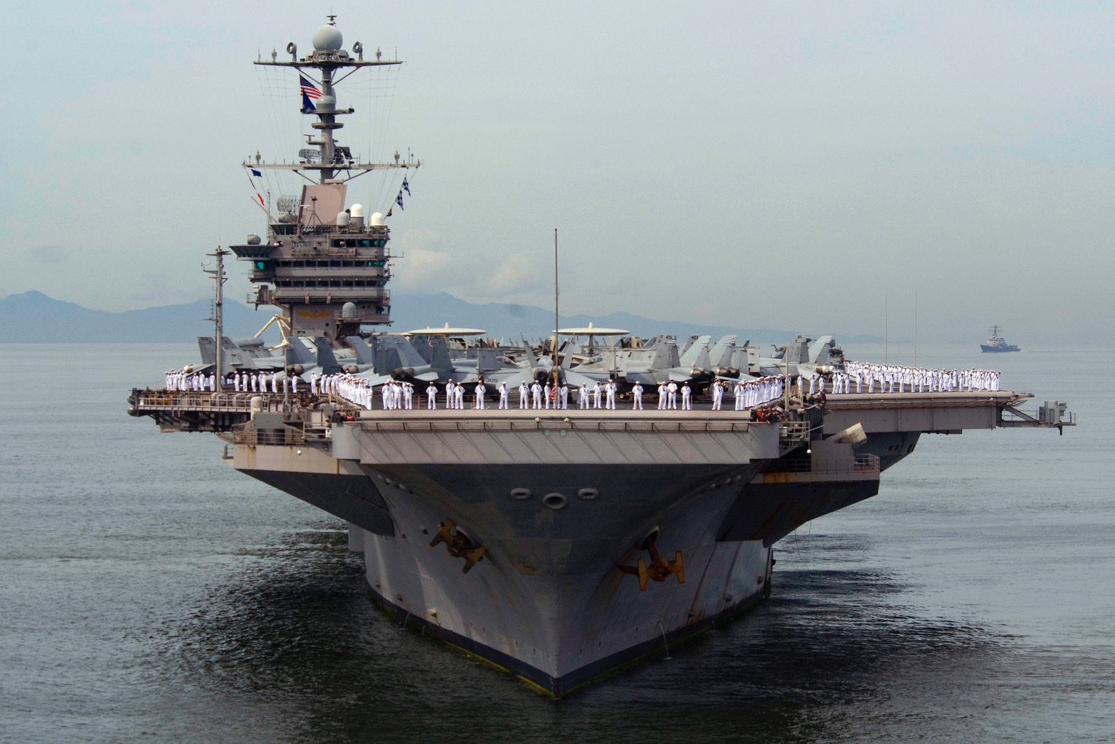 美軍華盛頓號航母即將部署 先去拉美再來亞洲