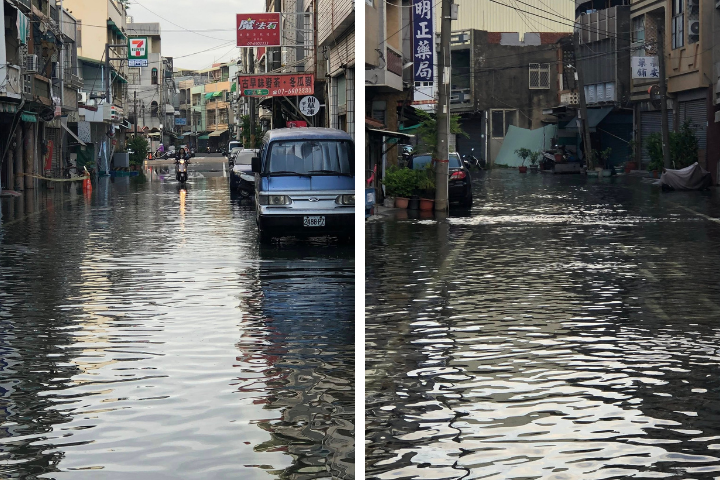 高雄茄萣淹水多日 市府稱天文大潮影響：爭取中央經費推動排水工程