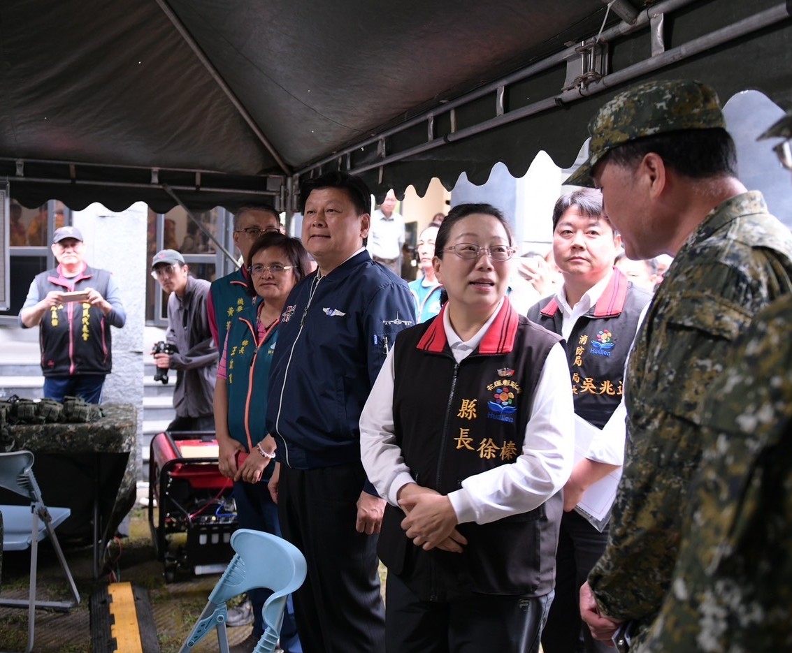 國民黨立院黨團總召傅崐萁、花蓮縣長徐榛蔚家傳出被搜索，目前尚未獲證實。圖／取自徐榛蔚臉書