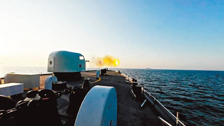 北海艦隊在黃海演習資料照。圖/取自中國軍網