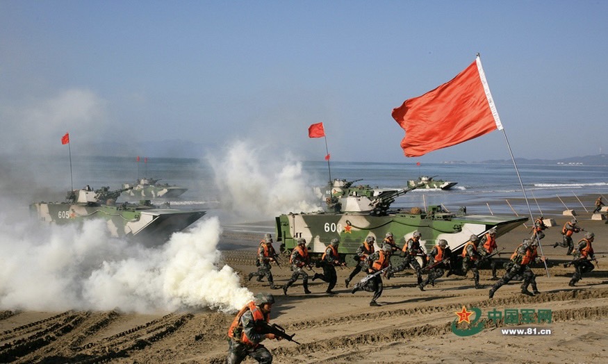 中共海軍陸戰隊擴編 首波5萬兵力 增強登陸作戰