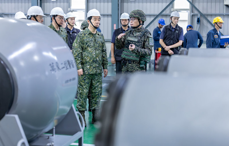 總統視導「漢光41號演習－海軍防禦性布雷操演」。圖/取自總統府官網