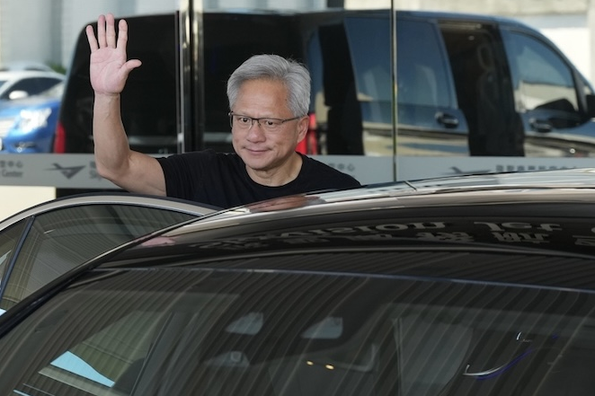 823核三公投前夕突訪台 黃仁勳談核能：是個很好的選擇