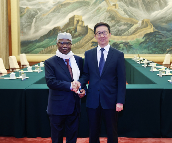 韓正表示，中國同伊斯蘭國家關係源遠流長，願持續交流互鑒。圖/取自大陸外交部官網