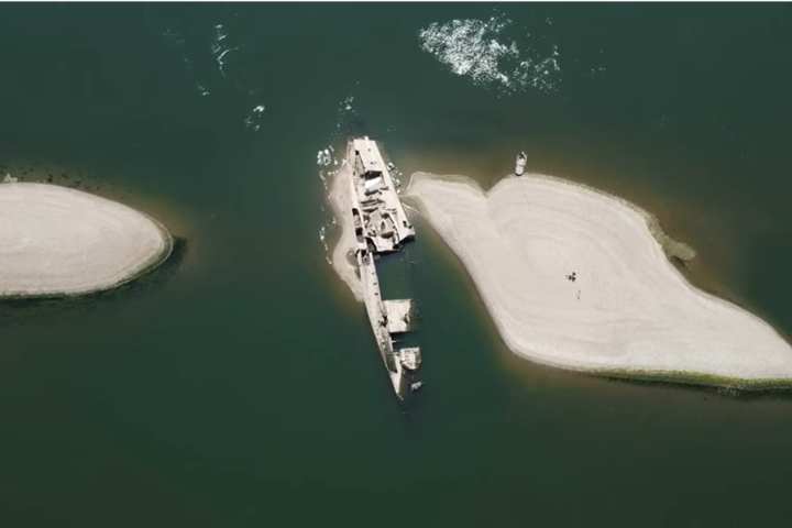 【深度報導】乾旱掀多瑙河80年秘密！納粹170艘沉船重見天日　塞爾維亞砸數億清障救航運命脈