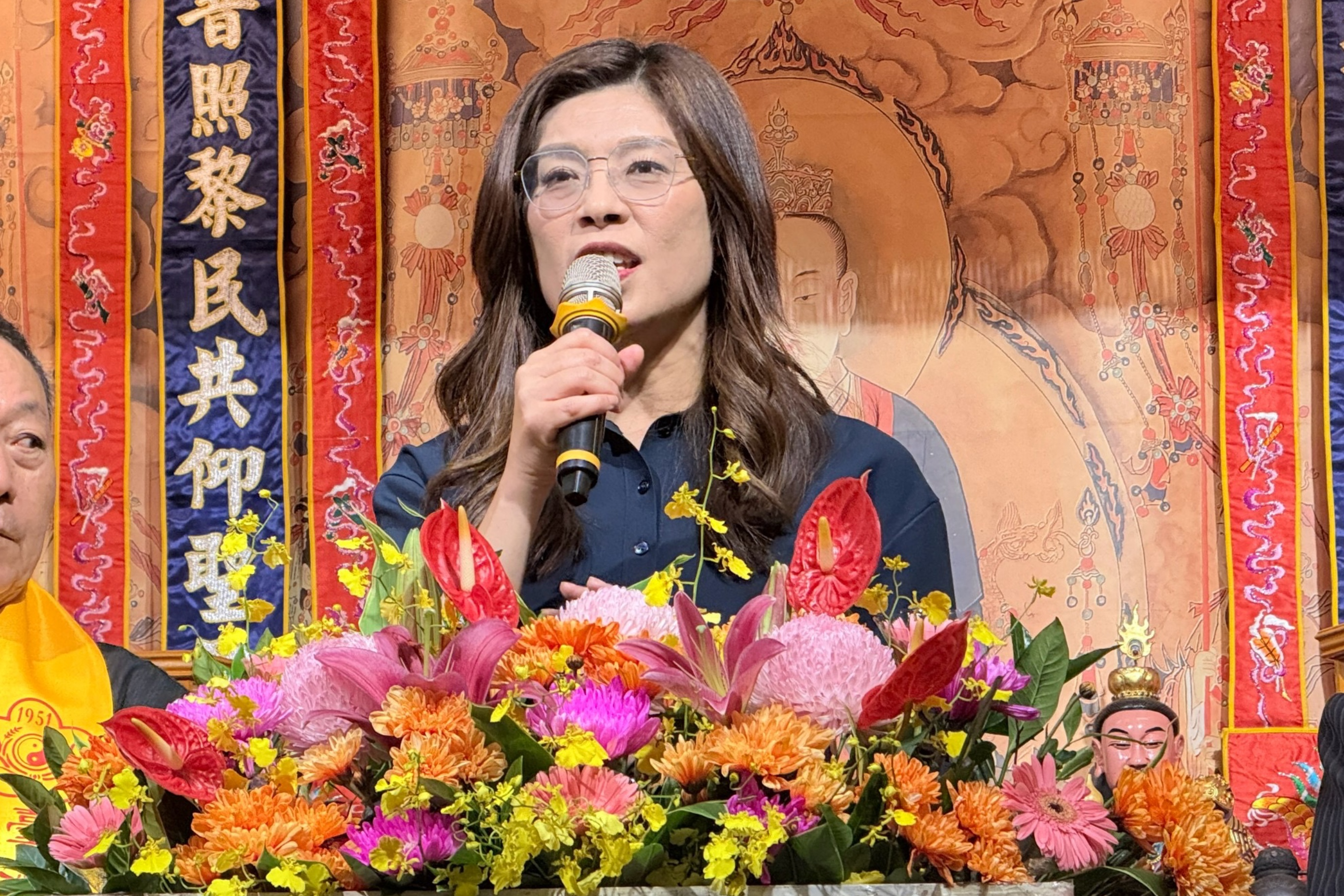 出席道教75週年慶　鄭麗文：盼台灣發揮優勢「一言止殺、一言興邦」