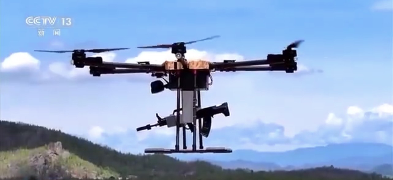 無人機也是戰場的殺器。圖/截自央視網