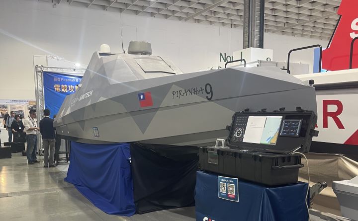  台灣自製的無人攻擊艇，都已經進入測試階段。圖/記者楊俊斌攝