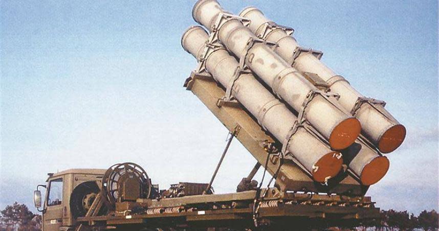  陸射版的魚叉飛彈系統。圖/取自波音公司官網