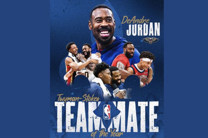 37歲老將喬丹榮膺NBA年度最佳隊友獎　獲現役球員最高票肯定