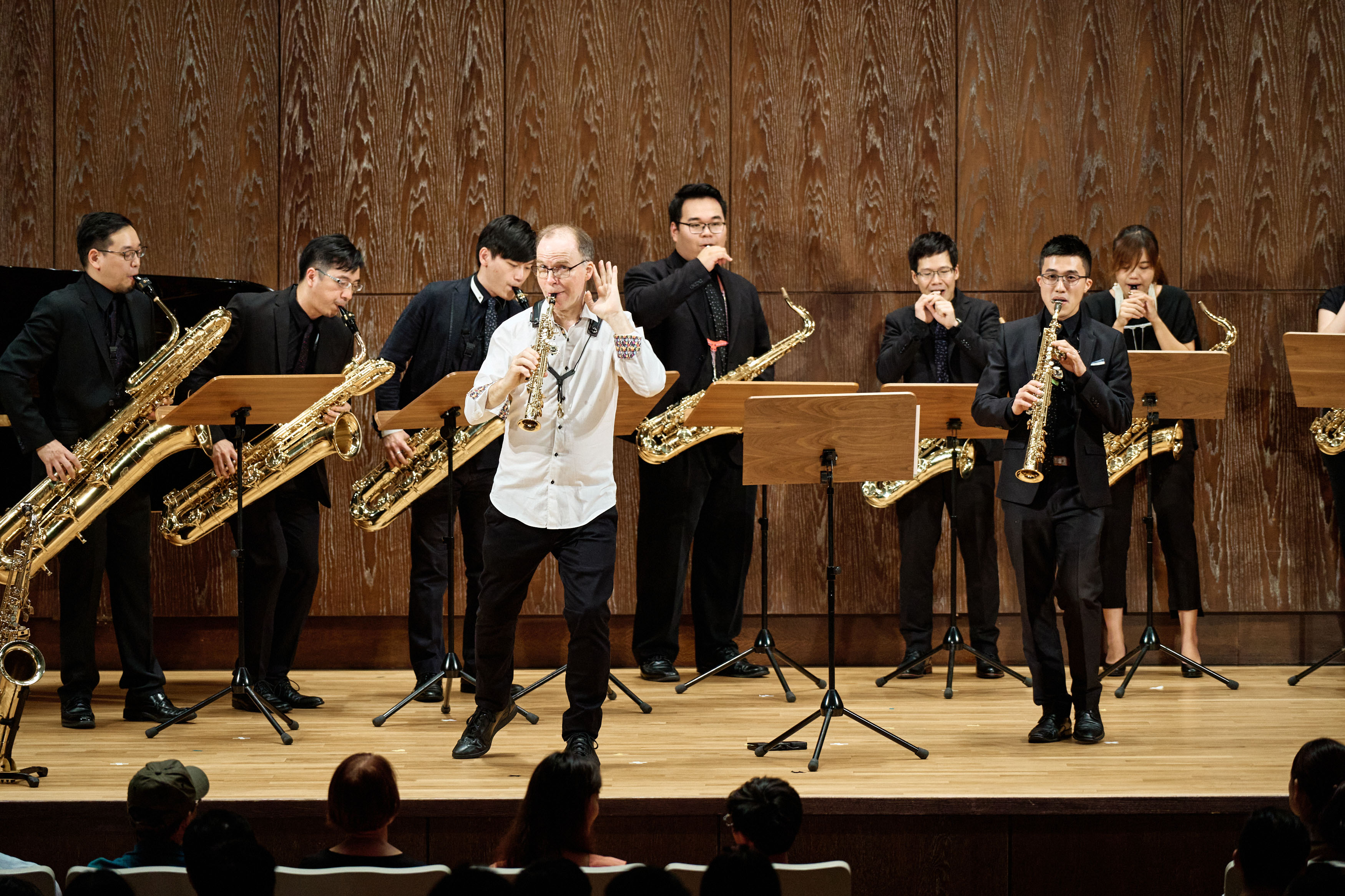 法國音樂家菲利浦．蓋斯集作曲家、演奏家於一身，曾與米特舉辦國家表演藝術中心北中南三館巡演。圖/米特薩克斯風重奏團提供