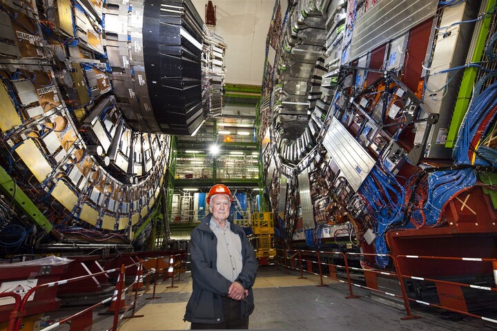 「上帝粒子」發現者、諾貝爾物理學獎得主希格斯。圖/取自CERN官方《推特》