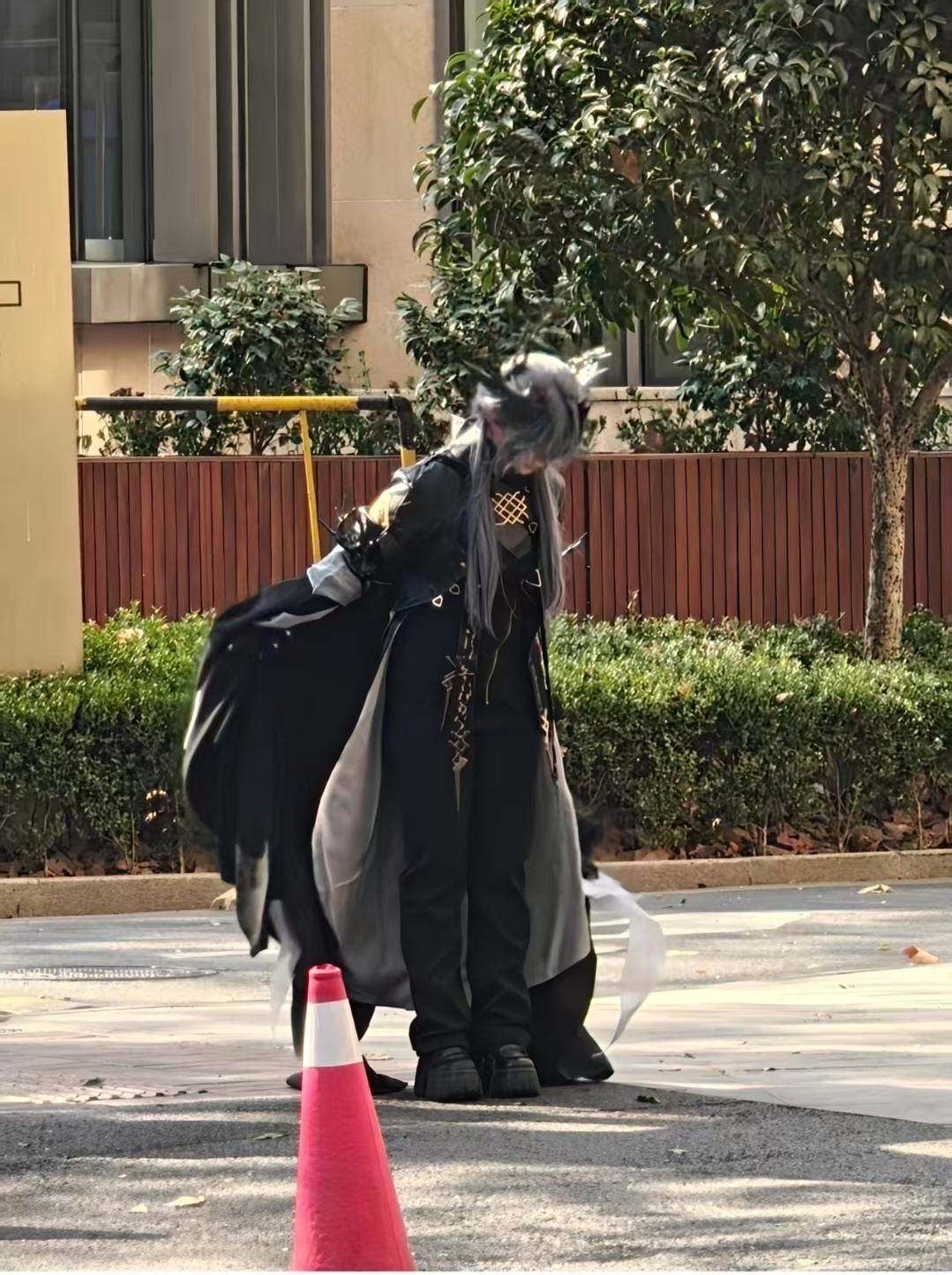 上海街頭的日本二次元角色扮演者。圖/讀者提供