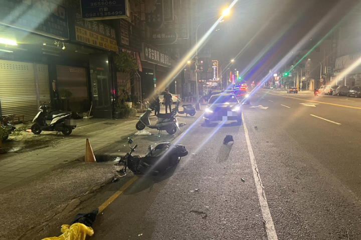 高雄24歲女拒檢狂逃命喪街頭 挨告員警：剛放棄追車她就自撞