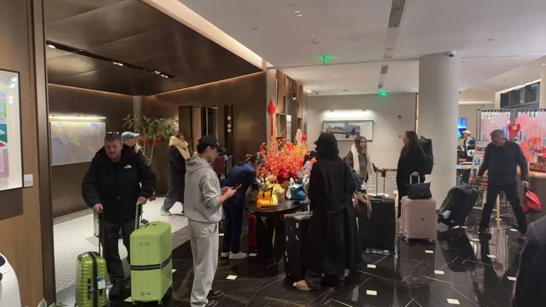 2月春節期間，上海飯店接待大批國外旅客。圖/取自每日經濟新聞