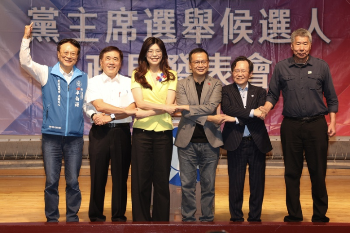 北部政見發表會登場　國民黨六位黨主席候選人再度同台較勁