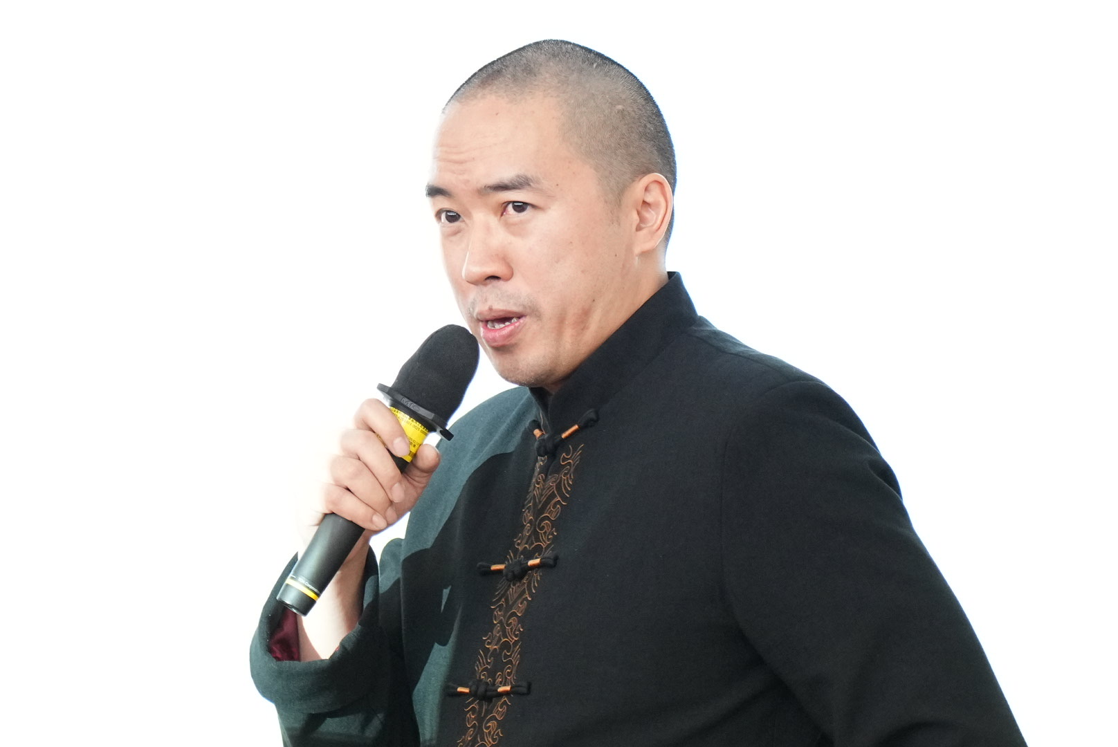 外貿協會資深顧問李牮斯13日呼籲台商利用台幣升值的機會自我提升。圖/記者陳思豪攝