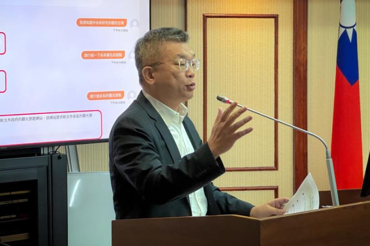 民進黨立委蔡其昌（見圖）今日（3日）在院會上批評台中市長盧秀燕阻擋燃氣機組，嗆「智慧發展城市不知道怎麼做就問王義川」。圖/取自蔡其昌臉書