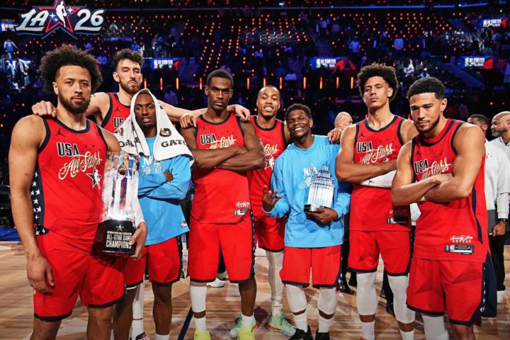 NBA明星賽　美國之星壓倒條紋隊　愛德華茲奪布萊恩MVP