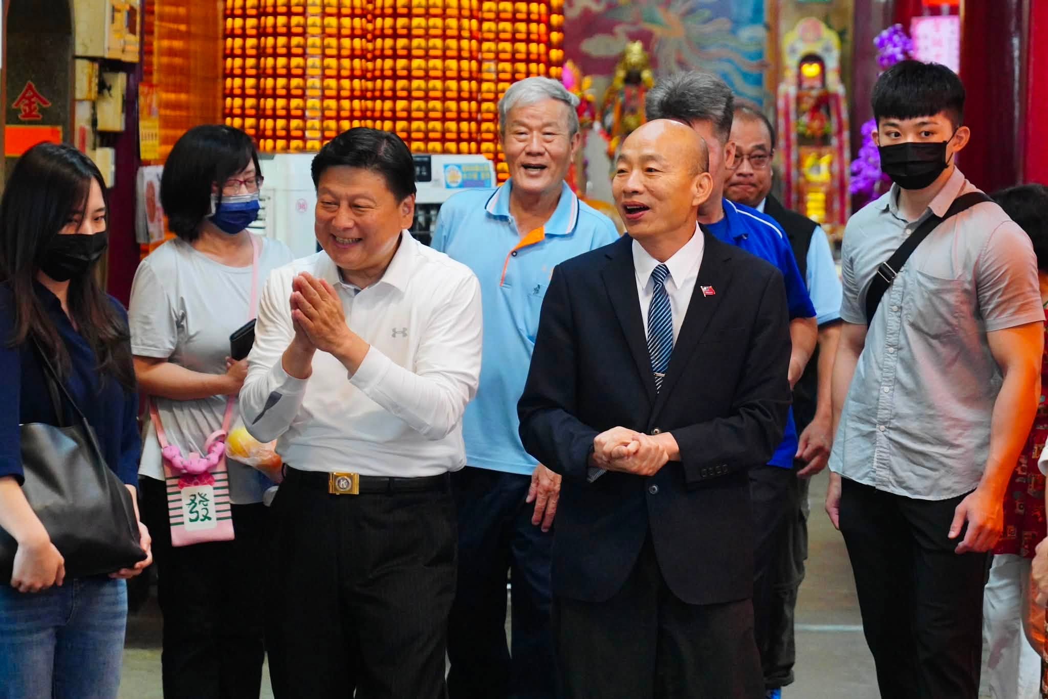 韓國瑜與傅崐萁因年度總預算協商出現歧見，國民黨如何整合院長與黨團不同角色，成為新的政治考驗。圖／取自傅崐萁臉書