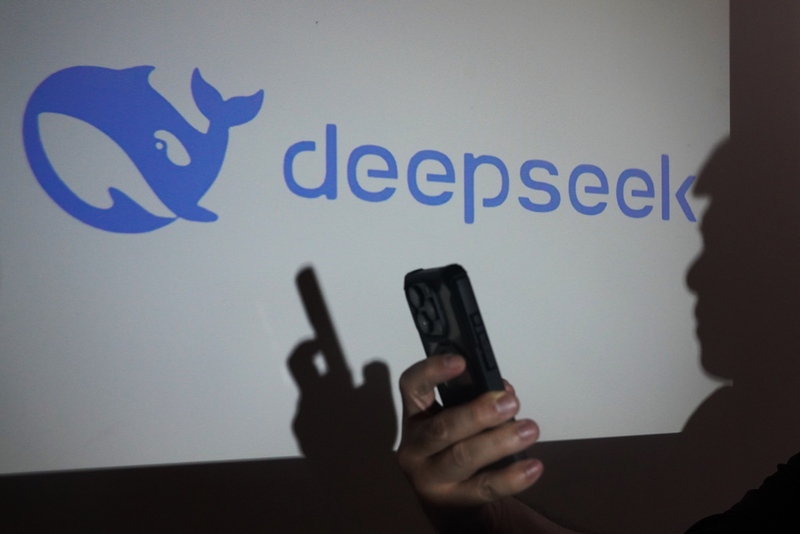 中國大陸DeepSeek橫空出世顛覆全球AI發展生態。圖/中央社