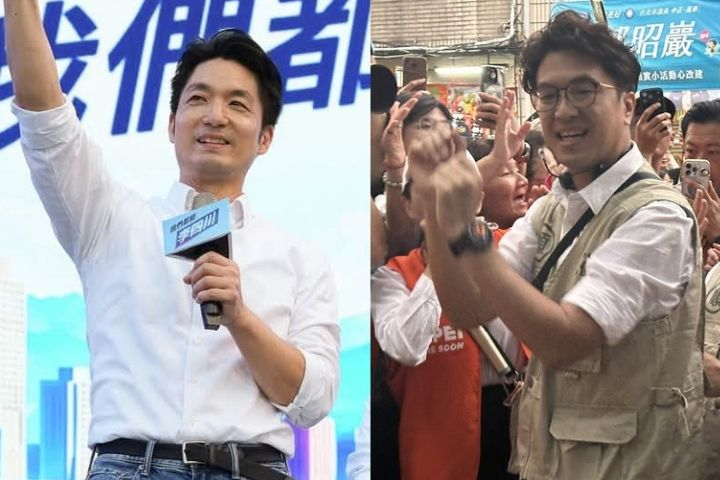 蔣萬安、沈伯洋廣照宮握手交談66秒　辯論場次「比1比4」成焦點