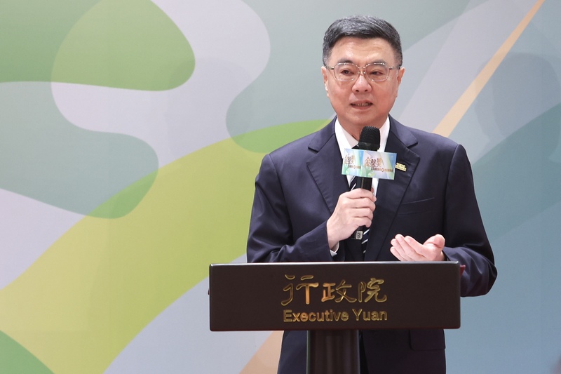 行政院長卓榮泰29日提出追加預算。圖為卓榮泰（圖）28日出席第23屆金馨獎頒獎典禮。圖/中央社