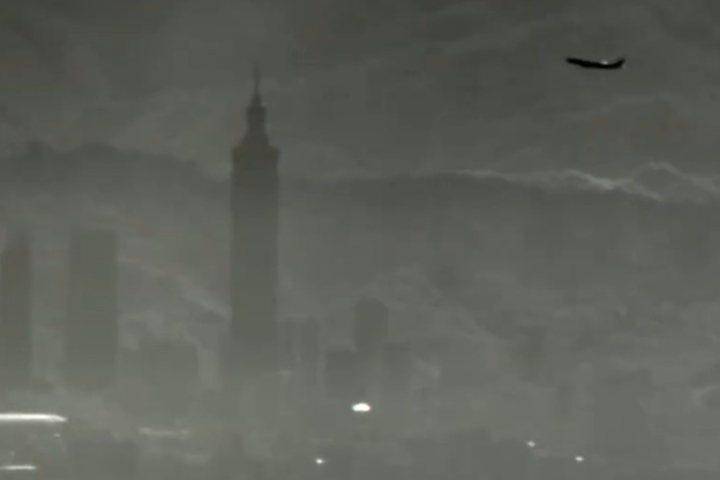 【快訊】共軍圍台軍演　無人機「俯瞰台北101」畫面全曝光