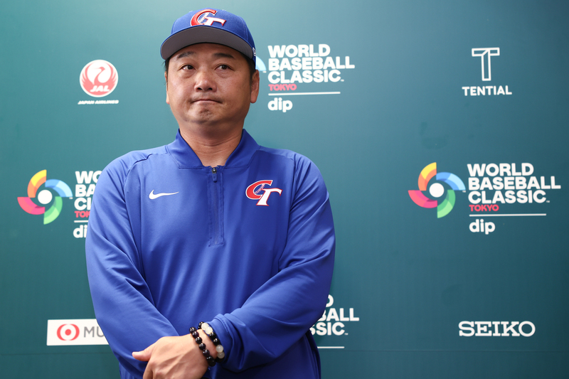 談到首戰落敗，曾豪駒坦言球員都希望在經典賽舞台展現最佳狀態，但比賽結果不如預期，「這是總教練的責任」。圖/中央社