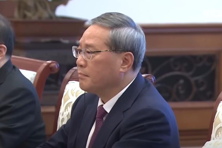 李強指出，中國政府始終高度重視中韓關係，願同韓方堅持睦鄰友好，加強戰略溝通。圖/取自엠뉴 | MBC경남 NEWS YouTube