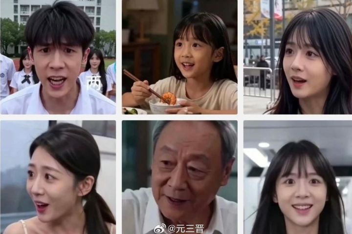 AI角色「千人一面」，實際上卻是一筆涉及製作成本、算力支出、資料取得、肖像授權、法律風險與觀眾需求的經濟帳。圖/取自元三晉微博