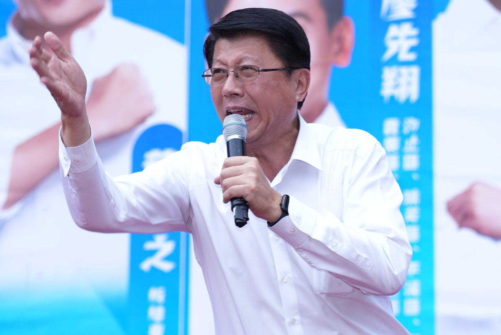 國民黨立委謝龍介19日表示，現在反罷免還欠三票：請大家催票、拉票、投票！圖/記者陳思豪攝