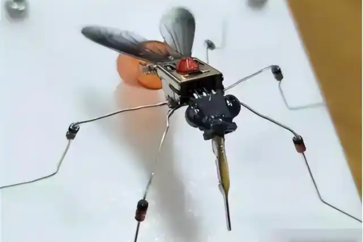 國防科技大學研發出一款蚊字大小的微型無人機，引發國際軍事觀察家高度關注。圖／取自瀟湘晨報