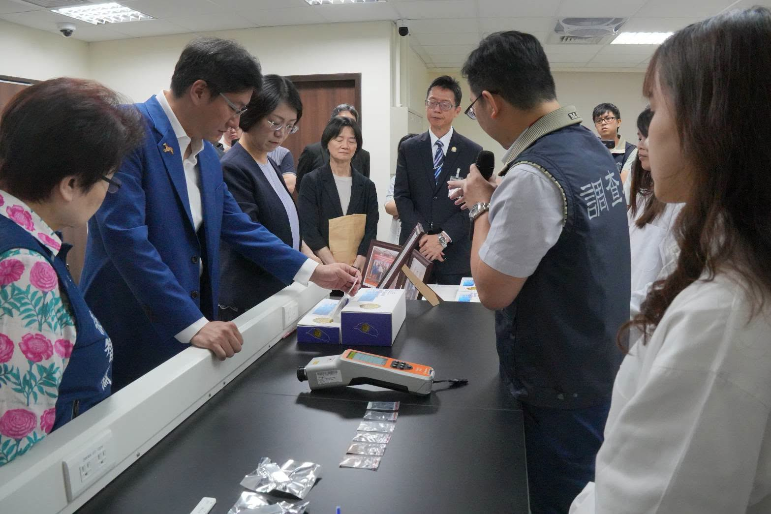 調查局研發「毒品快篩試劑」　翁曉玲盛讚：比無人機更有潛力
