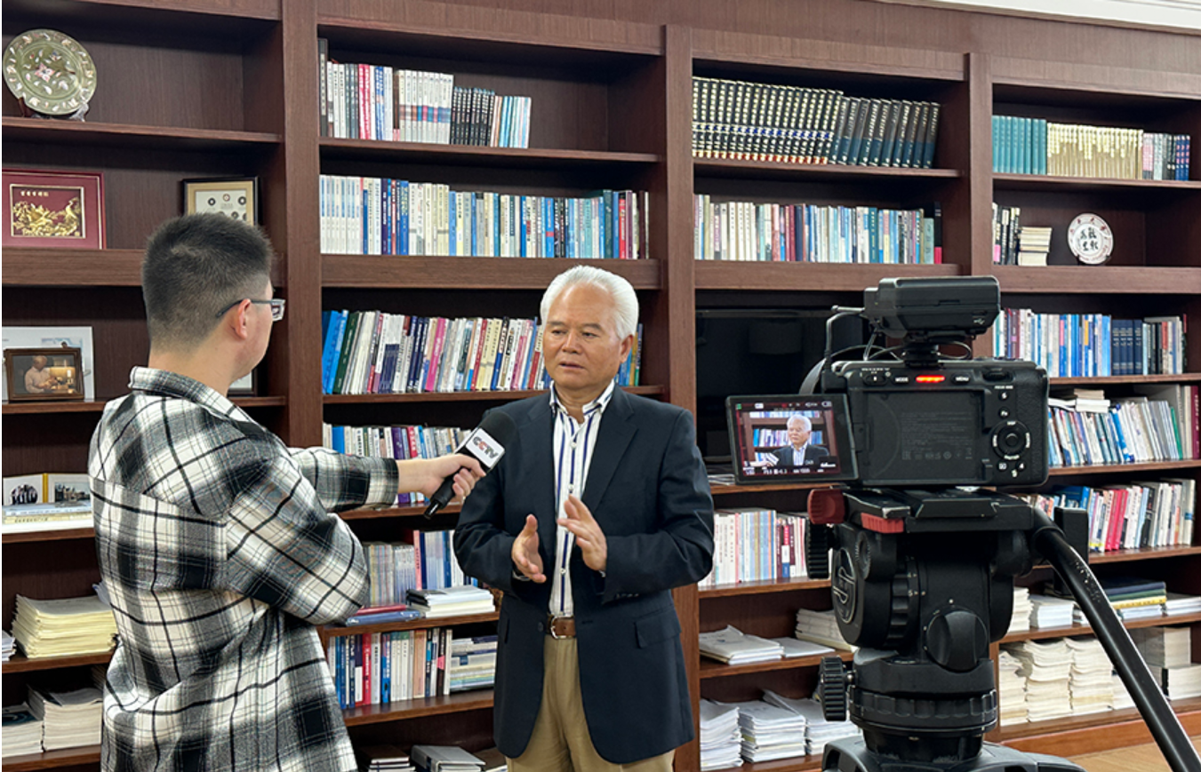 中國南海研究院學術委員會主席、華陽海洋研究中心理事長吳士存。圖/取自央視